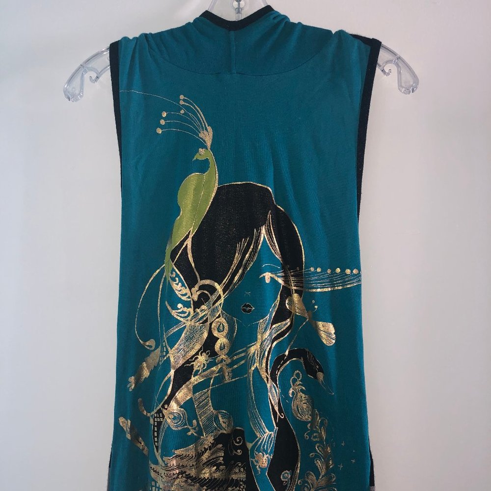 CUSTO BARCELONA Tank Top Hoodie Size 4